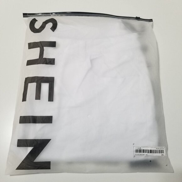 NEW SHEIN Plus High Waist Skinny Jeans Size 1XL Color White - Picture 7 of 8